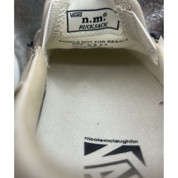Vans X Nicole McLaughlin Rucksack Slip-On Women Shoe Sand Color Size 7 US New - Picture 8 of 12